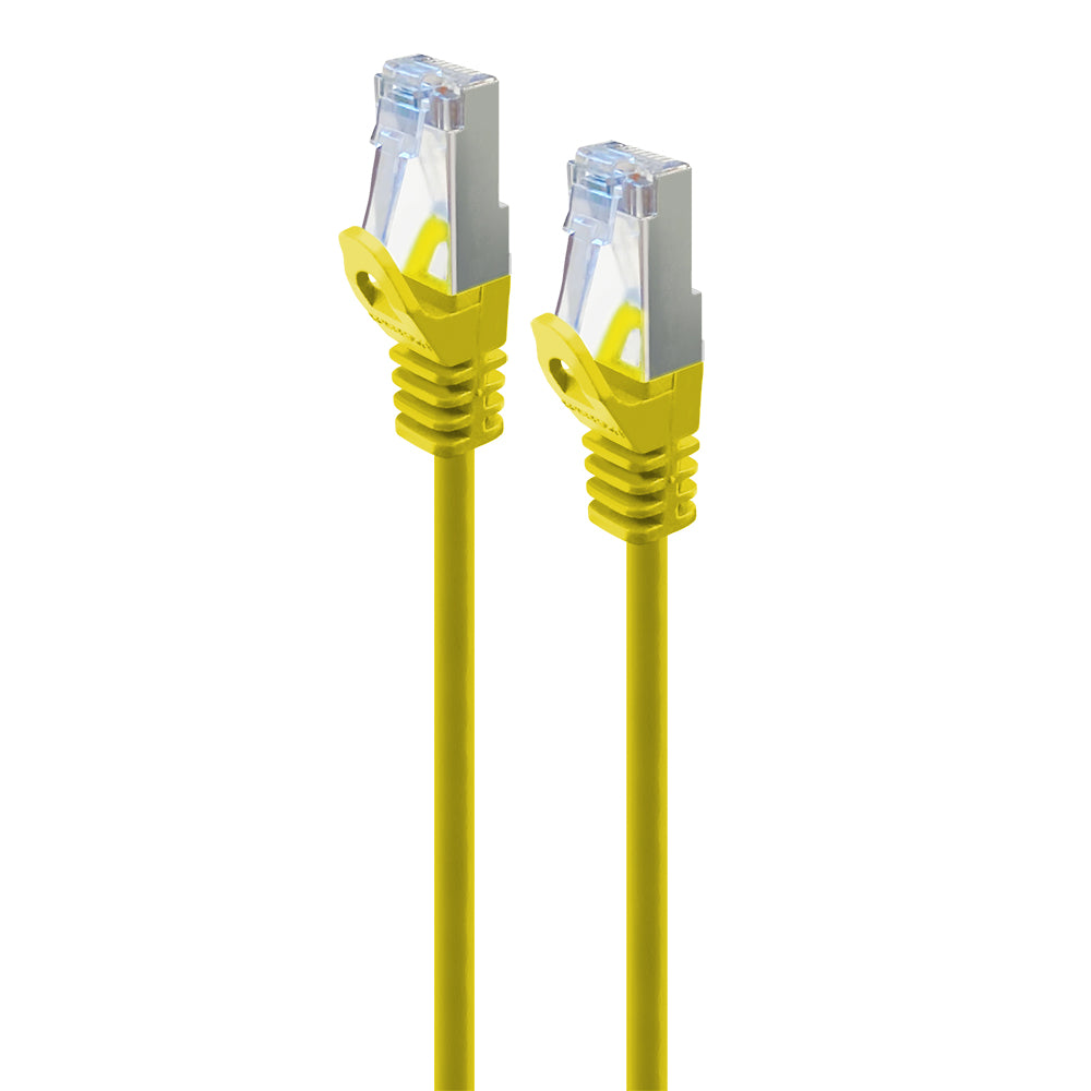 Serveredge 0.3m Yellow CAT6A Slim S/FTP Network Cable