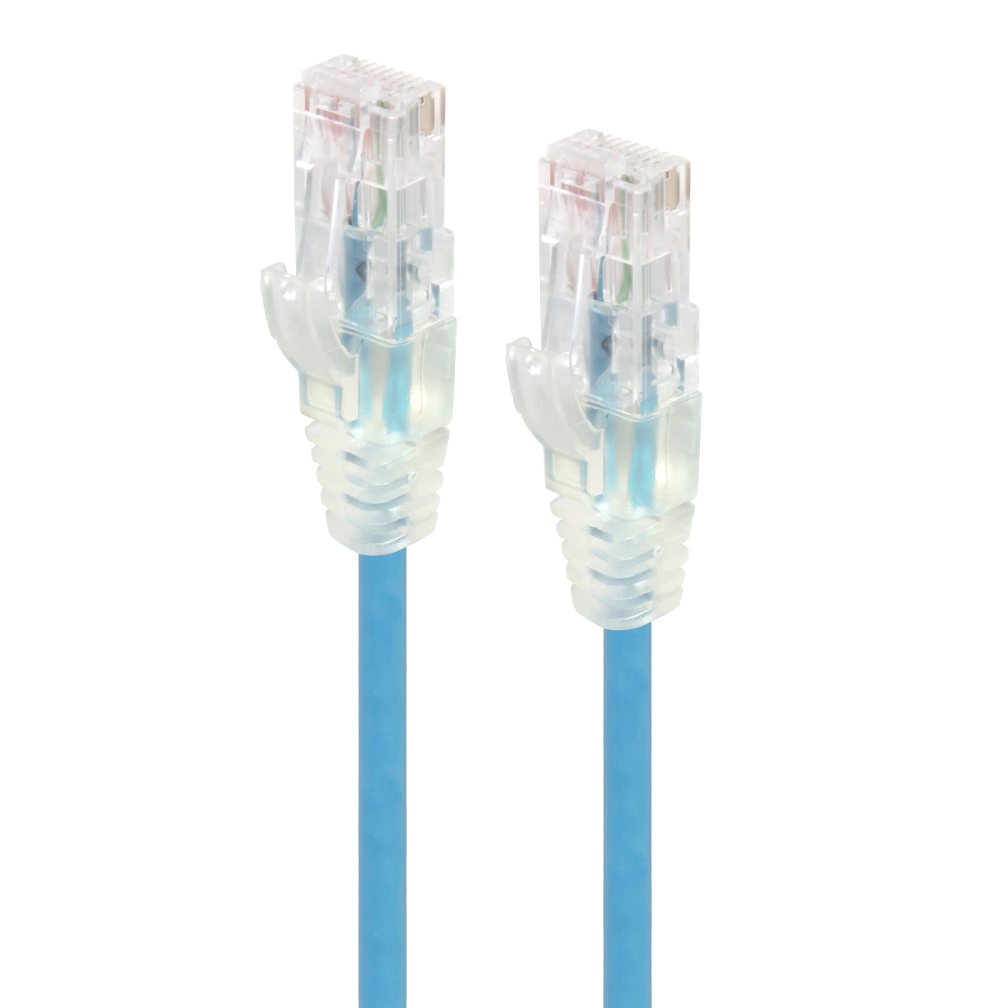 3m Blue Ultra Slim Cat6 Network Cable, UTP, 28AWG