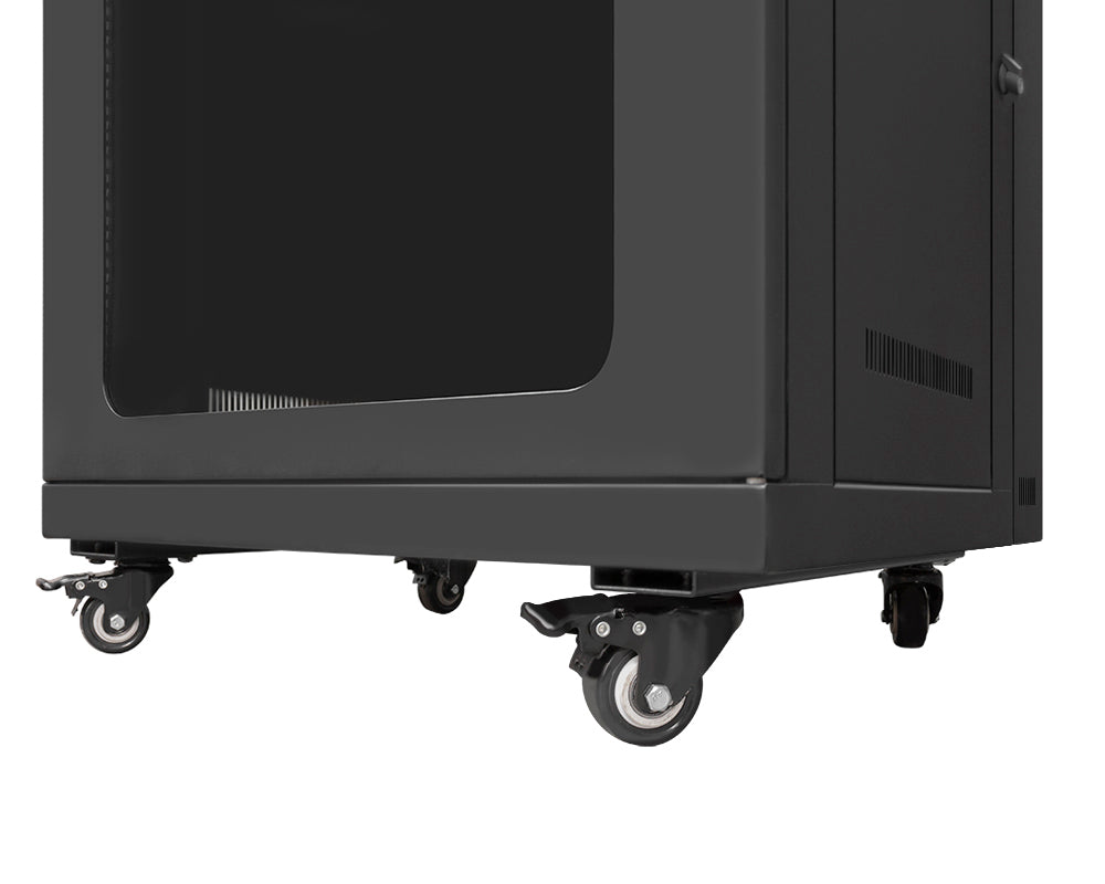 12RU 600mm Wide & 550mm Deep Fully Assembled Free Standing Swing Door Server Cabinet