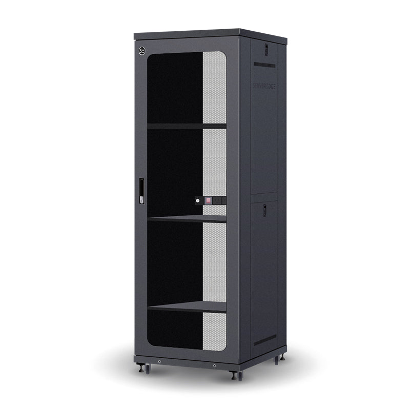 Serveredge 42RU 800mm Wide & 800mm Deep Fully Assembled Free Standing Server Cabinet