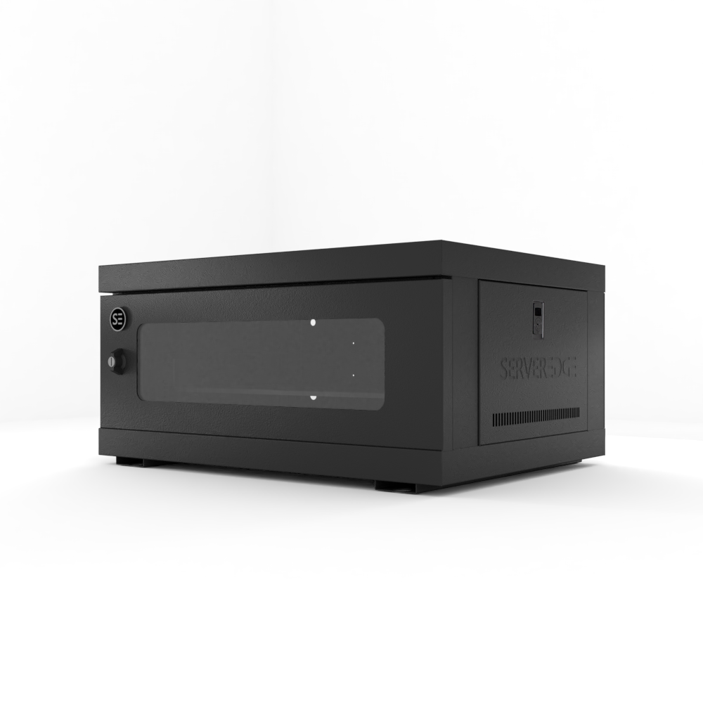 Serveredge 4RU 600mm Wide & 450mm Deep Fully Assembled Wall Mount Server Cabinet