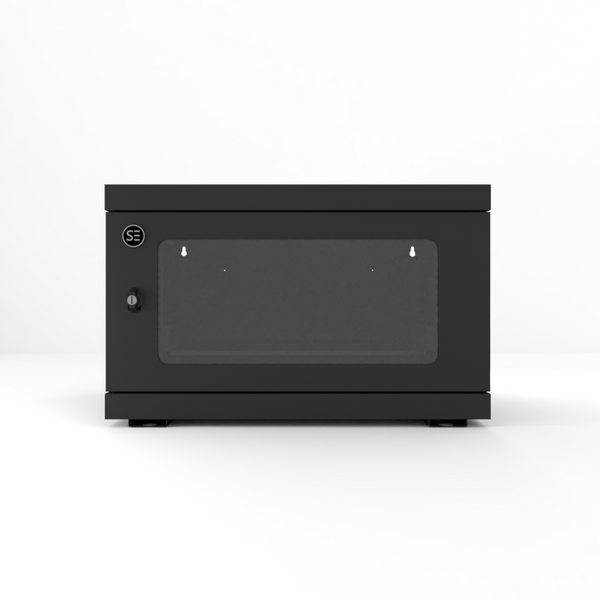 6ru 6RU 600mm Wide & 450mm Deep Fully Assembled Wall Mount Server Cabinet