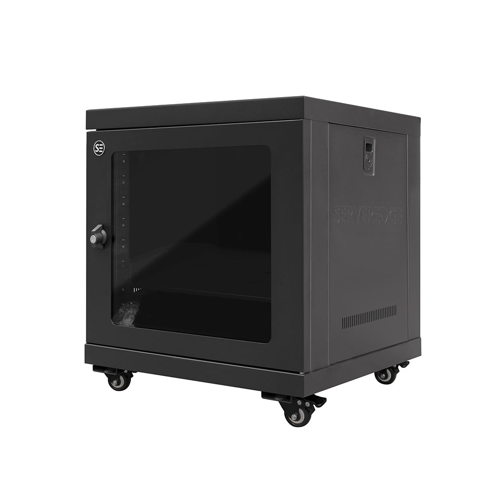 Assembled Server Rack 9RU 600mm Wide & 450mm Deep Fully Assembled Free Standing Server Cabin
