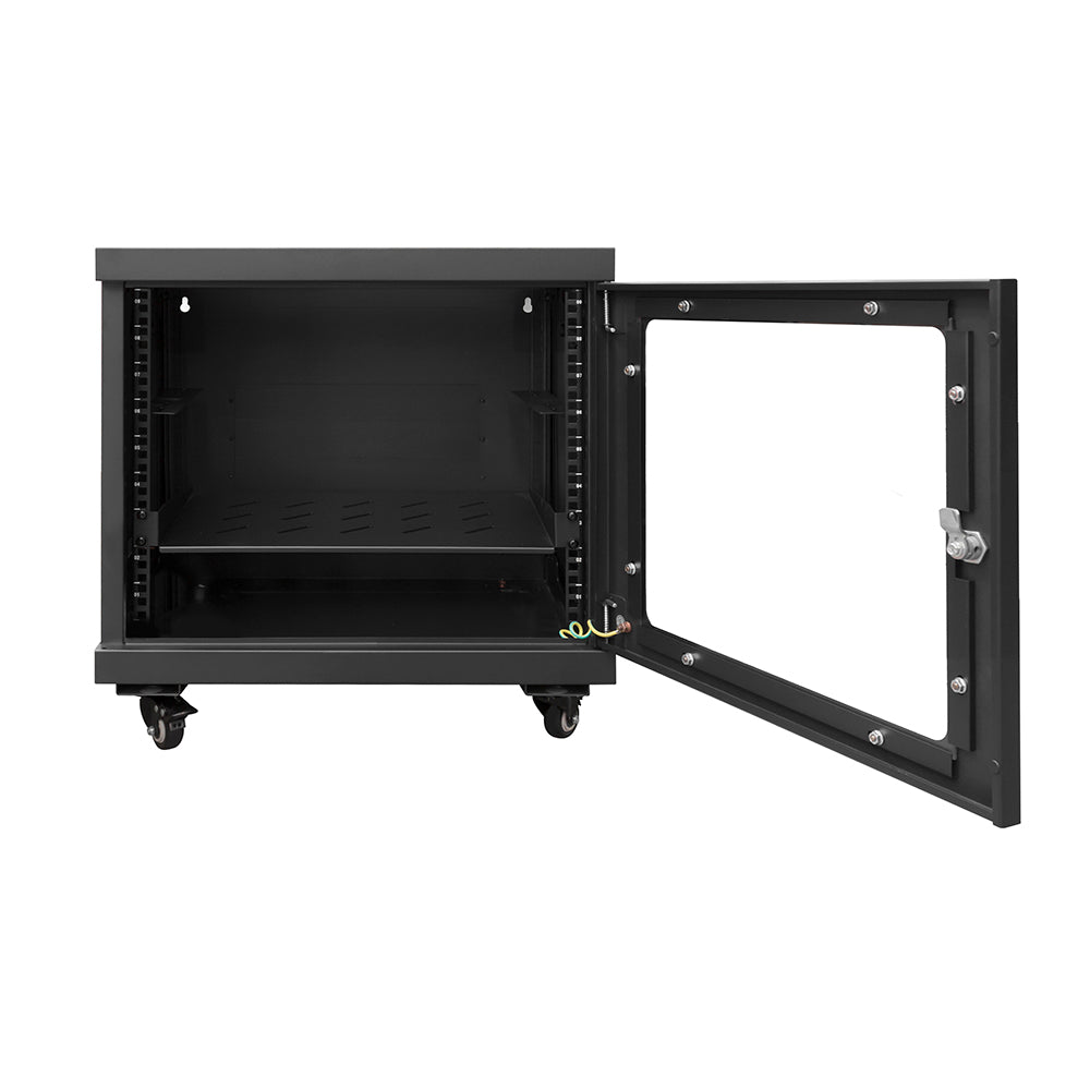 9RU 600mm Wide & 450mm Deep Fully Assembled Free Standing Server Cabin
