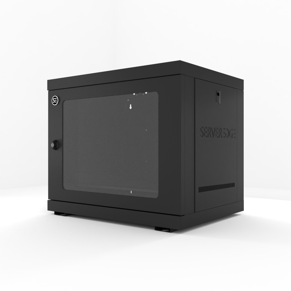 Serveredge 9RU 600mm Wide & 450mm Deep Fully Assembled Wall Mount Server Cabinet