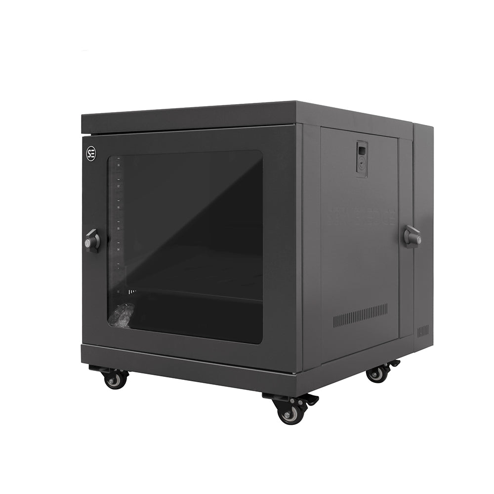 Serveredge 9RU 600mm Wide & 550mm Deep Fully Assembled Free Standing Cabinet