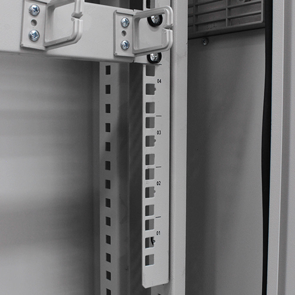 18RU IP56 rated 650mm Wide & 279.2mm Deep Fully Assembled Wall Mount Server Cabinet