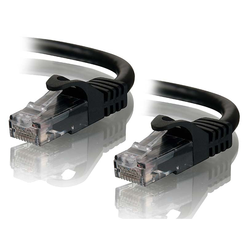 0.3m Black CAT6 network Cable