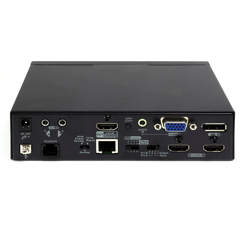 4K2K HDMI X 2, DisplayPort X1, VGA X 1 HDBaseT Extender Over Single CAT5e/CAT6 with 4K, GUI, 3D & IR