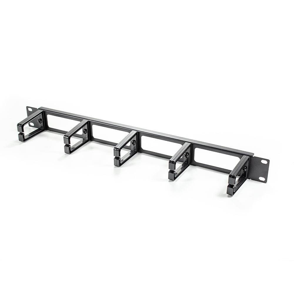 Mange Cable Rails 1RU Horizontal 5 RING Cable Management Rail