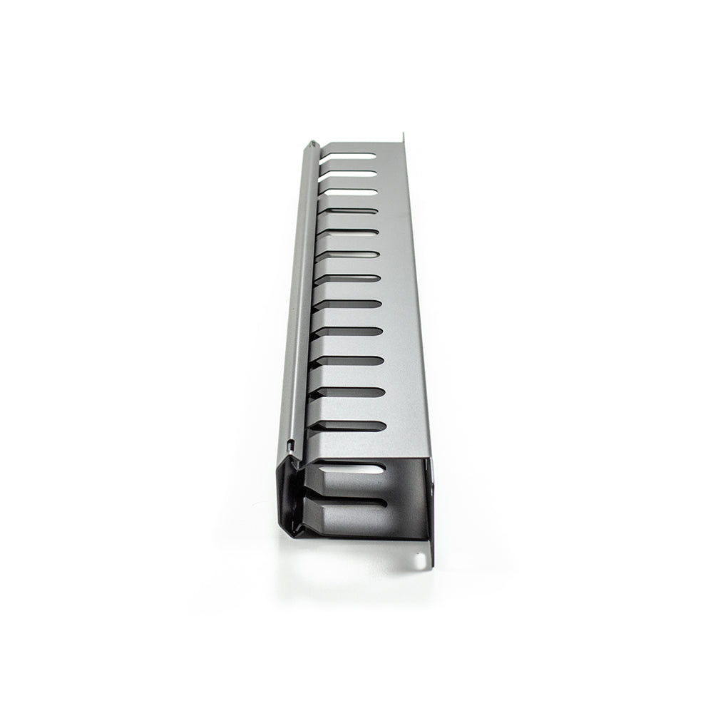 1RU Horizontal 12 SLOTS Metal Cable Management Rail