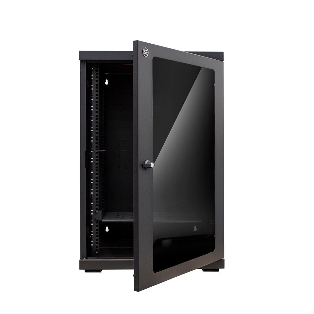 18RU 600mm Wide & 550mm Deep Fully Assembled Swing Frame Hinged Wall Mount Cabinet