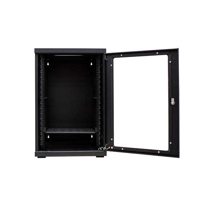 18RU 600mm Wide & 550mm Deep Fully Assembled Swing Frame Hinged Wall M