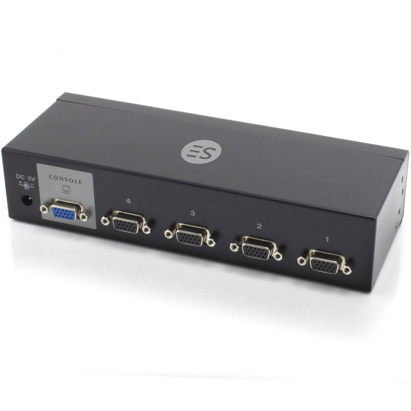 Serveredge 4-Port Desktop USB/PS2/VGA KVM Switch - Includes Cables