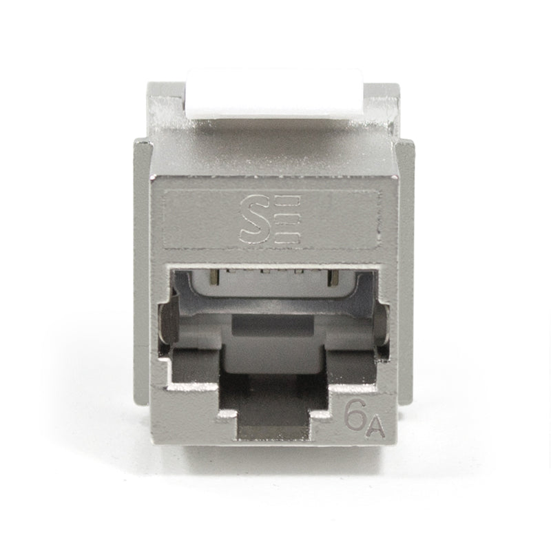 Serveredge Universal Cat6A, STP, RJ45 Modular Keystone Jack - QUICK TO