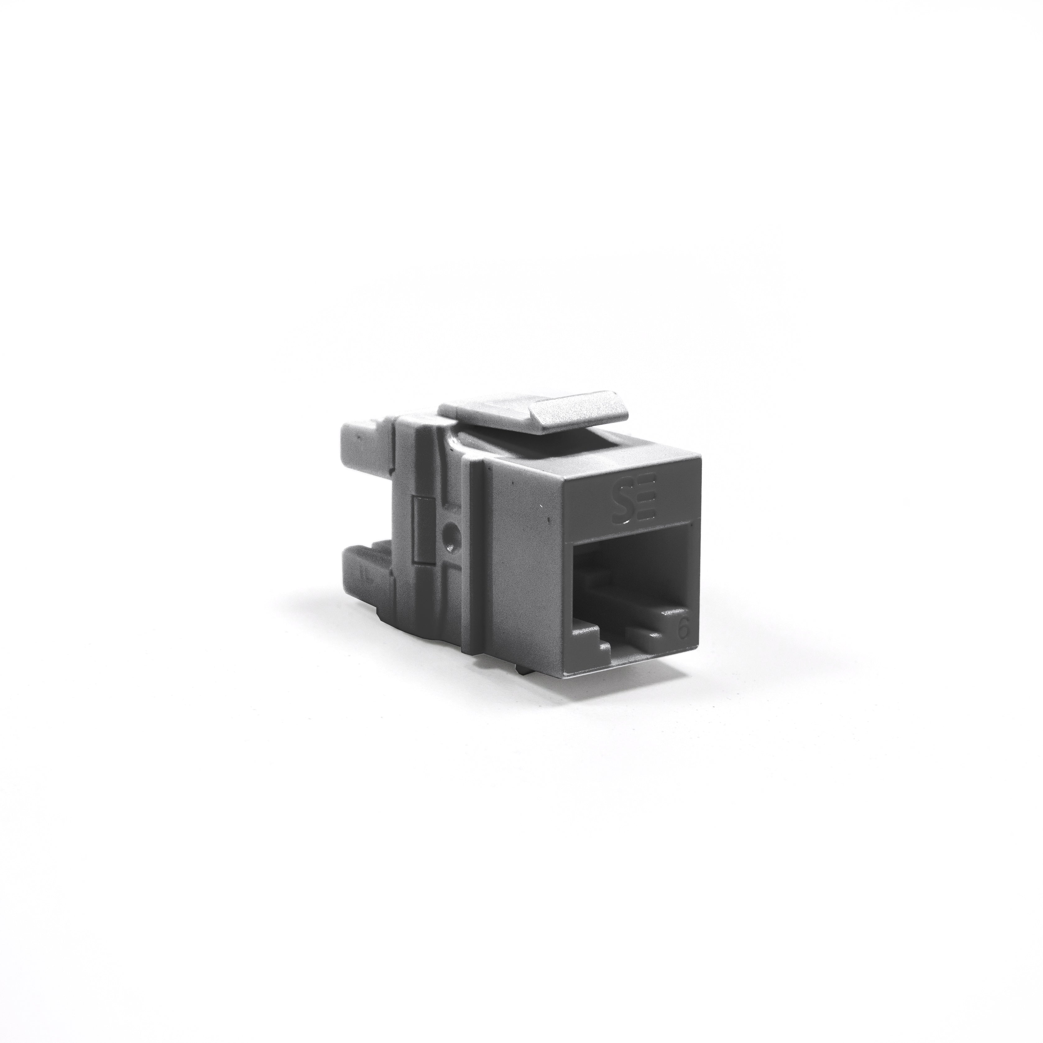 Serveredge Universal Cat6, UTP, RJ45 Modular Keystone Jack - QUICK TOO