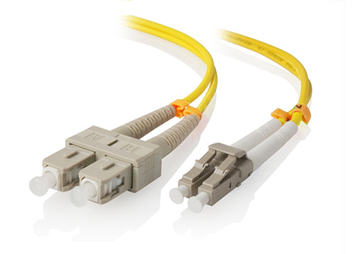 10m LC-SC Single Mode Duplex LSZH Fibre Cable 09/125 OS1