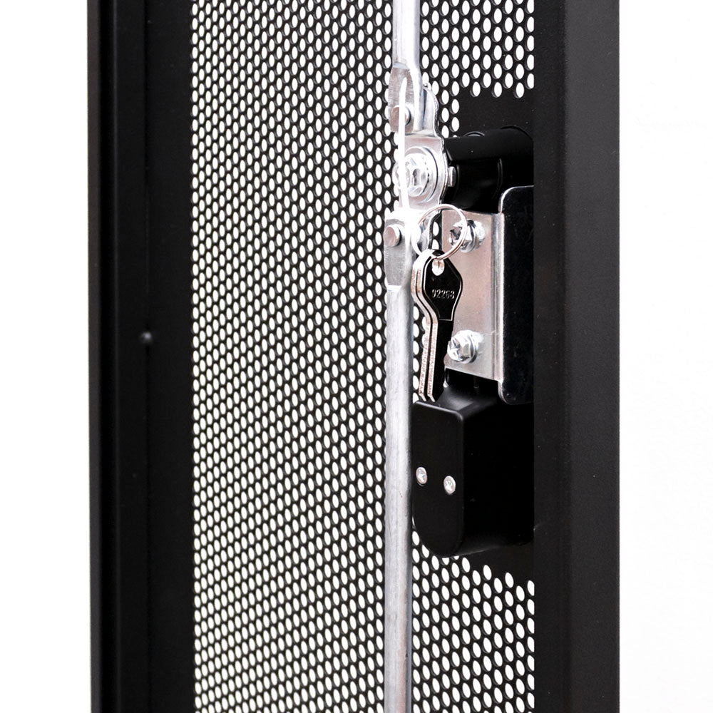 Serveredge 45RU 800mm Wide Peforated/Mesh Split Front/Rear Doors