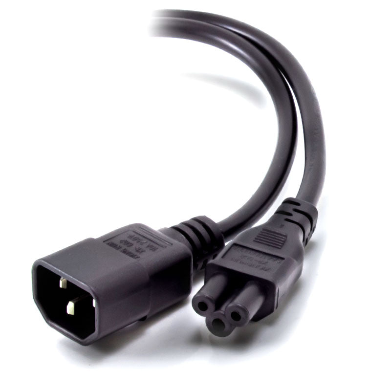 IEC C14 to IEC C5 - Male to Female Cable - 2m