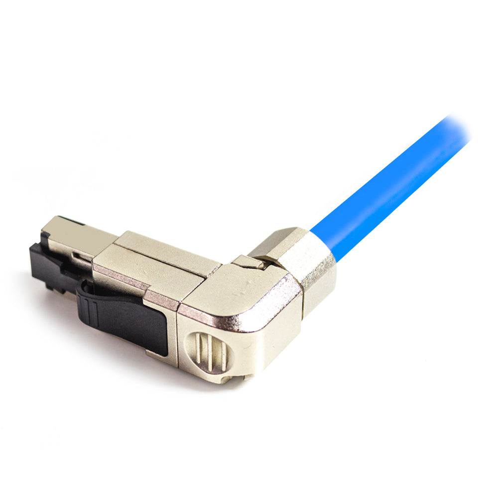 Serveredge RJ45 Cat6A Shielded Angled Industrial Field Connector