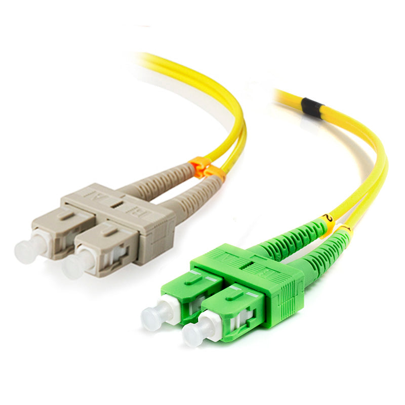 2m SCA-SC Single Mode Duplex LSZH Fibre Cable 09/125 OS2
