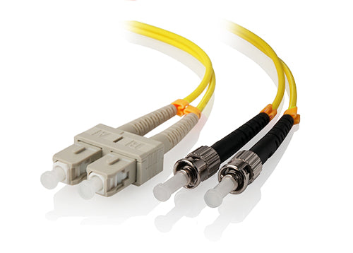10M SC-ST Single Mode Duplex LSZH Fibre Cable 09/125 OS2