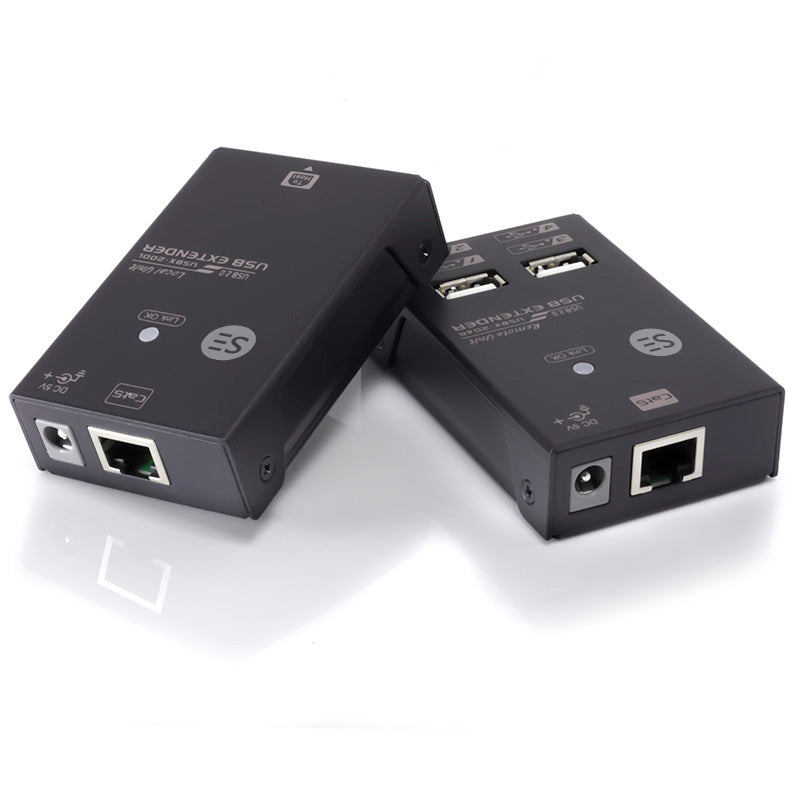 Serveredge USB 2.0 4-Port Ethernet - 70meters ,4-Port USB Extender over Cat5e/Cat6 Cable