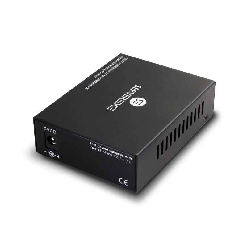 10/100/1000Base-TX to 1000Base-FX Singlemode LC Fibre Media Converter (10km)