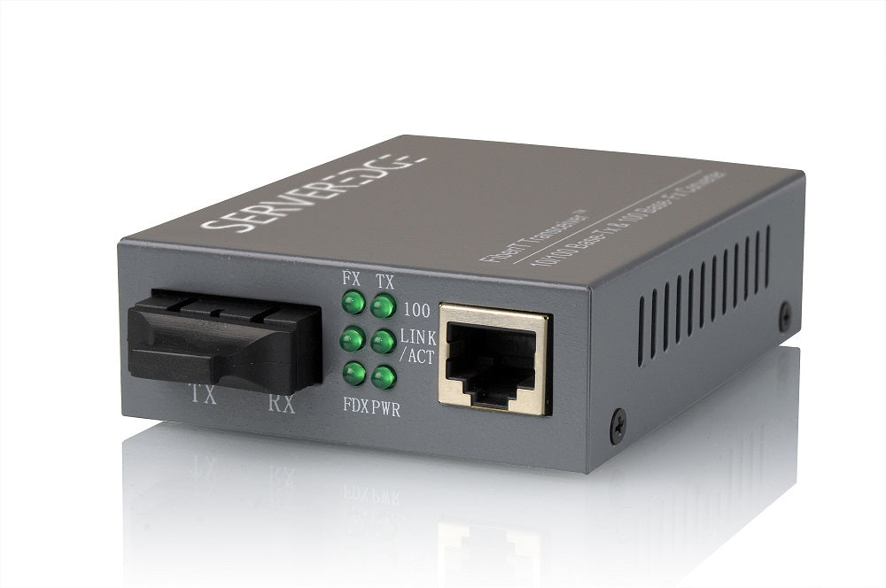 Serveredge 10/100Base-TX to 100Base-FX Multimode SC Fibre Media Converter (2km)