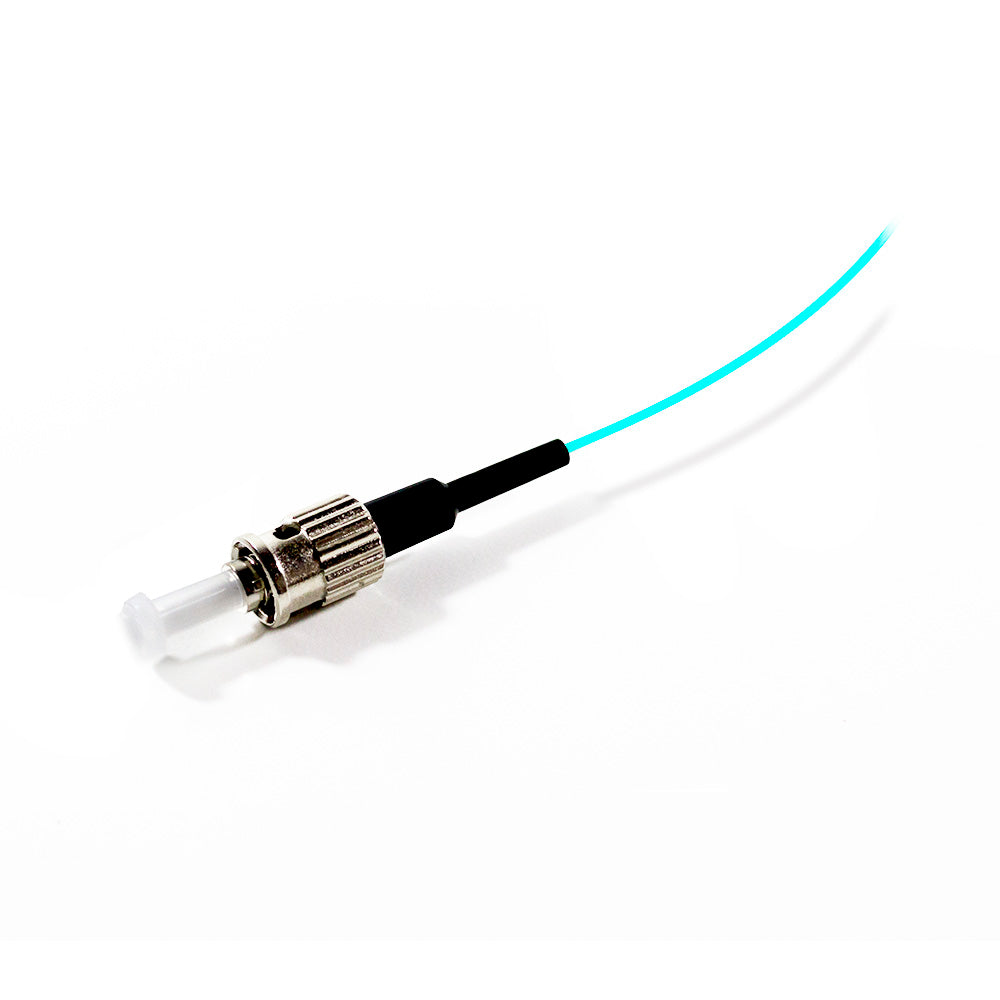 Serveredge ST Pigtail Multimode OM3 - 2 Metres - 6 Fibres - Aqua