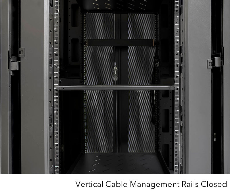 Serveredge 45RU 800mm Wide & 1000mm Deep Fully Assembled Free Standing Server Cabinet