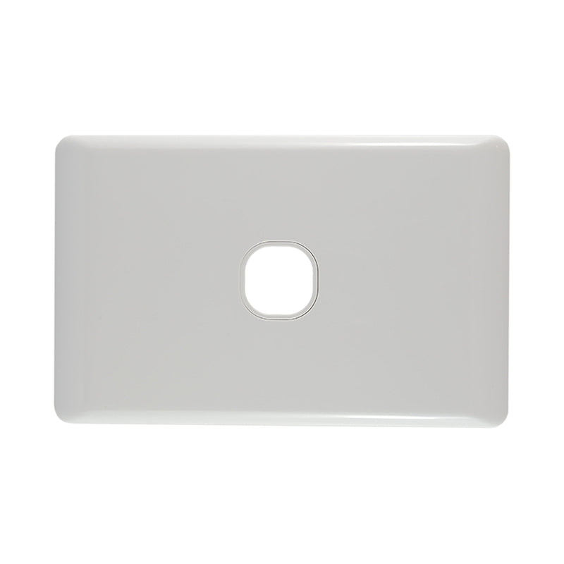 1 Gang Wall Plate - Clipsal Compatible (White)